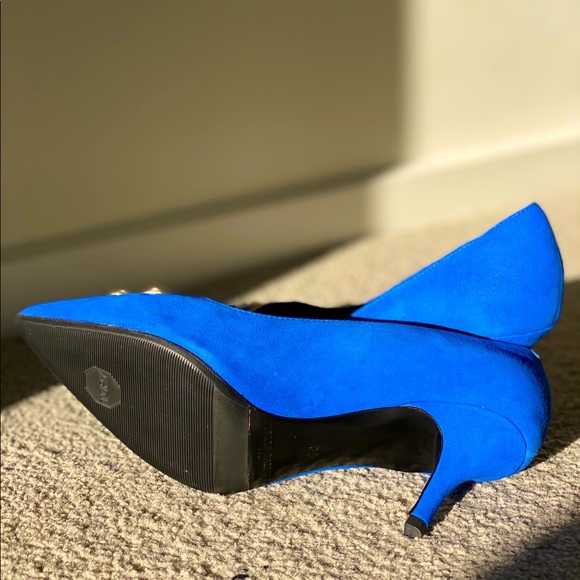 Pierre Balmain Blue 5cm heel 36 size Very good condition - Picture 4 of 5